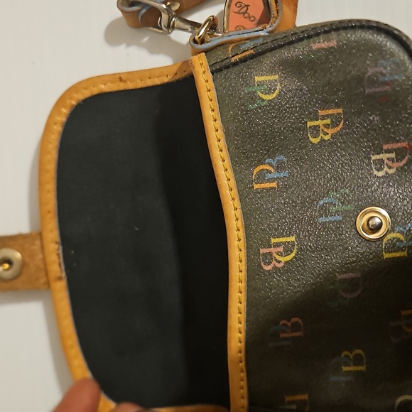 Dooney & Bourke Vintage Y2K Heart Rainbow Monogram Wristlet Clutch - Picture 7 of 8